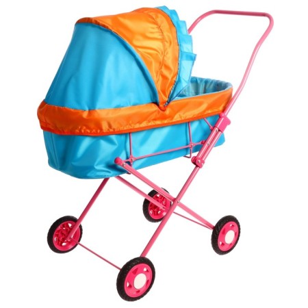 Puppet stroller No. 3, Orange-blue color-2