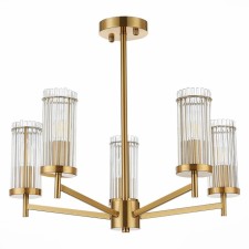 Ceiling Ceiling ST LUCE. SL1233.302.05. Bitonto. 5x60 watts, E14, 58x58x49 cm, brass color