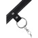 Collar single -layer narrow pecado bdsm, genuine leather, black color