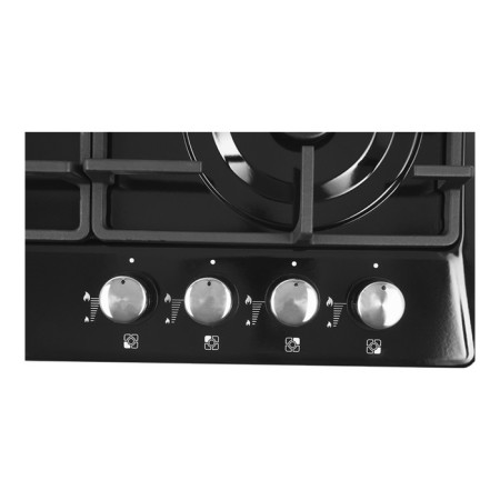 Hon surface NordFrost HS 6041 b, gas, 4 burners, black-4