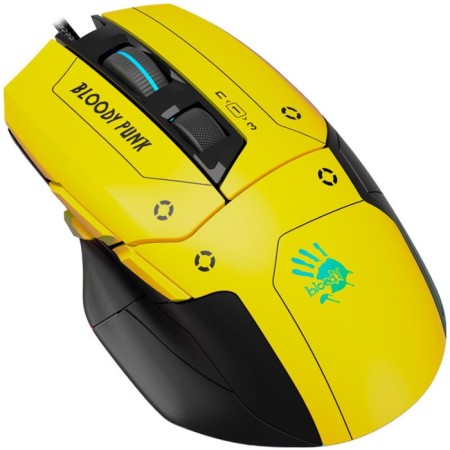 Mouse A4Tech Bloody W70 Max Punk Yellow/Black-1
