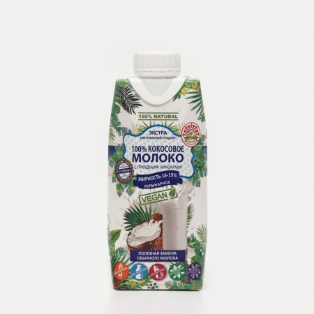 Кокосовое молоко АЗБУКА ПРОДУКТОВ кулинарное, 330 мл-1