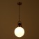 Lamp Bayerlux 1654/1 E27 40W gold 20x20x41-141 cm