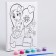 Picture on numbers for children, 21x15 cm, 101 Dalmatian