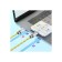 Cable Hoco U113, Type-C-Type-C, 3 A, 1 m, braid transparent silicone, golden