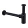 Siphon for the Wasserkraft a094, 1 1/4, black shell