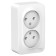 Double SE BLANCA, 16 A, 250 V, invoice, without salary, IP20, white, Blnra000211