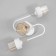 Snovellah chandelier 3he27 40W white-gold 53x26x27 cm Bayerlux