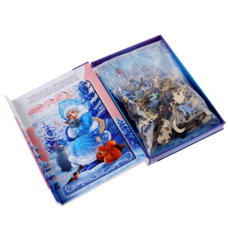 New Year's puzzle Figure "New Year! Winter beauty ", holographic details-8