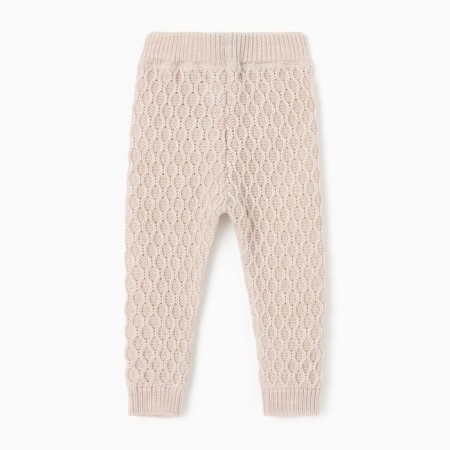 Pants Knitted Minaku, beige color, height 68-74 cm-9