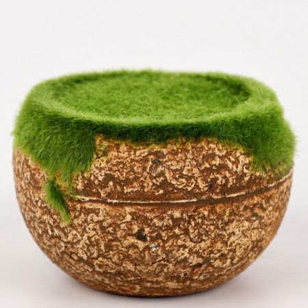The base for the decor "Round Pot for Flowers" 7x8x8 cm