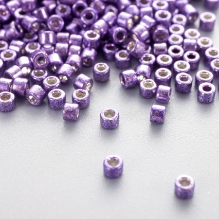 Glass beads 11/0 "cylinder. Lilac gloss" 10 g