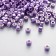 Glass beads 11/0 "cylinder. Lilac gloss" 10 g