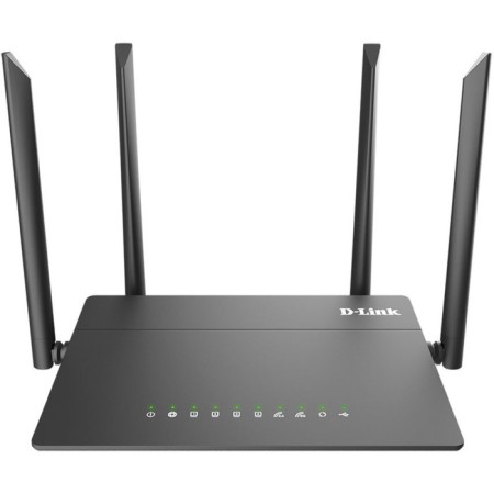Wireless router D-Link DIR-815/RU/R4A AC1200, 100 Mbps, 4G Ready, 4 ports, black