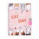 Gift notebook, 45 sheets, line, on the castle, on the crest, paws (17.8x13cm)