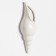 Nastennaya decor "shell" 28 x 10.3 cm, white