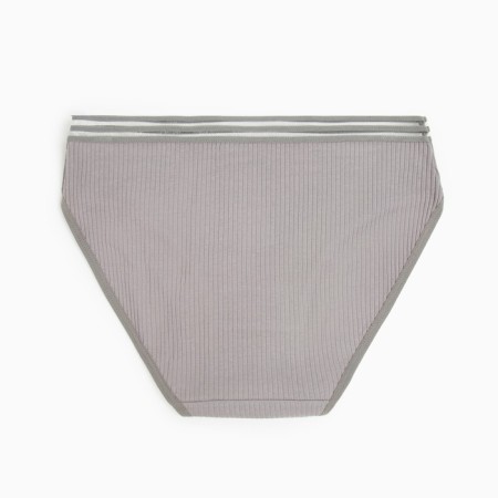 Panties female slips, gray color, rr 50-52-2
