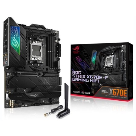 The ASUS Rog Strix X670-Fi Socketam5 AMD X670 4XDDR5 ATX AC`97 8c 107040-7