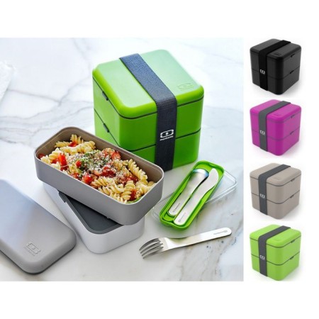 Square lunch-box, black, 1.7 liters-4