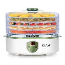 Vegetable dryer KitFort KT-1902, 250 watts, 5 tiers, white