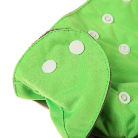 Panties-scammer, reusable, carbon-bamboo fabric, green color, from 0-36 months.-4