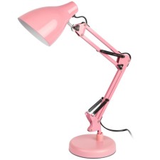 E27 desktop lamp, with the base pink