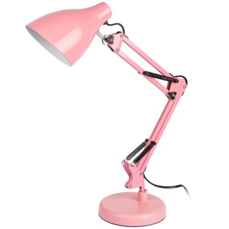 E27 desktop lamp, with the base pink