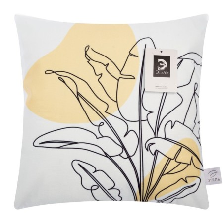 Pillowcase decorative Ethel "Leaves" 40x40 cm, 100% p/e-5