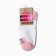 Women's socks shortened "cat", white/pink color, rr 23-25