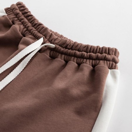 Women's costume (sweatshirt, trousers) minku: Casual Collection Color Ecrew, size 42-8