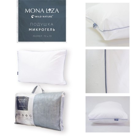 Pillow, size 50x70 cm, microgel, tick-3