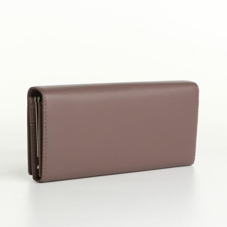 Women's wallet on magnets, gray color-1