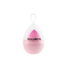 Solomeya makeup sponge, with a cut, pink gradient