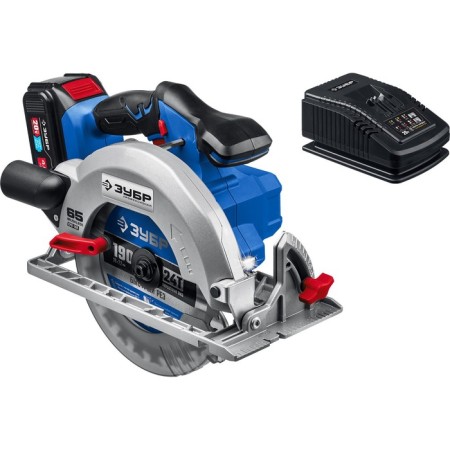 Circular saw battery. Zubble CPB-190-41, 20 V, 4 Ah, 3500 rpm, D = 190x20 mm