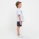 Shorts for a boy minku color graphite, height 98