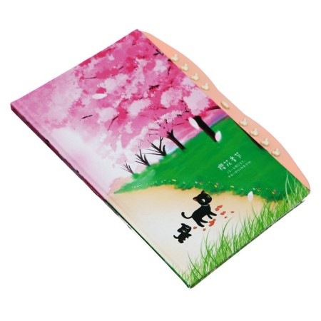 Notebook gift book on the castle, A6+, 48 sheets, line, "cat", mix-5