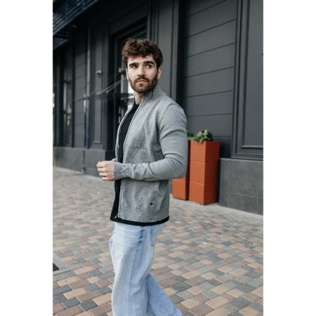 Jumper male ise, size 54, color gray color-7