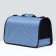 Bag - carrying for animals "strips" with organizer, blue, size m, 44.5 x 26 x 40 cm