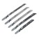 A universal set of saws for tundra, wood and metal, 5 pcs.