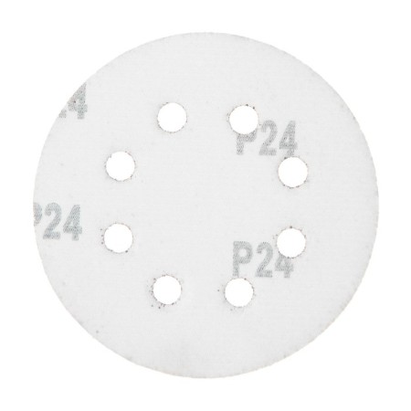 A circle of abrasive grinding under the "Velcro" tundra, perforated, 125 mm, p24, 10 pcs.-6