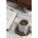 Coramic deed COFFEE BREAK, 150 ml, white color