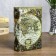 Safe-book wood "Map of the discoverers" 17x11x5 cm