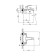 MILARDO Horizont Horsb02M02 bath mixer, single -leaf, cast -pouring, chrome