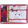 A4 labor folder with a pencil case, on a zipper, textiles, spider-man