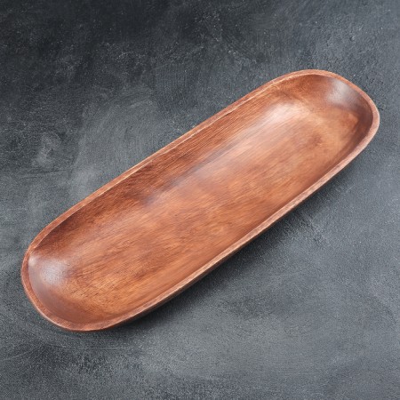 Symphony dish, 40 × 14 × 4 cm, acacia-1