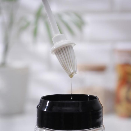 A bottle for sauces and oil "olio", 250 ml, 6.5 × 16 cm, with a brush-4