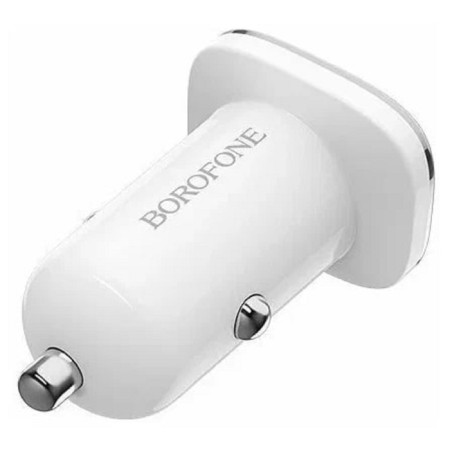 Car charger Borofone BZ12, 2XUSB, 2.4 A, white-4