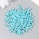 Cube glass 4x4 mm "brightness. Blue" set 20 grams