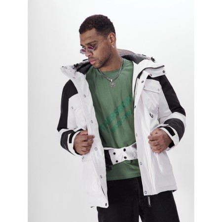 Ski jacket men's, size 48, white color-22