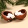 Chocolate bombing with marshmallow, Christmas ball, 35 g.